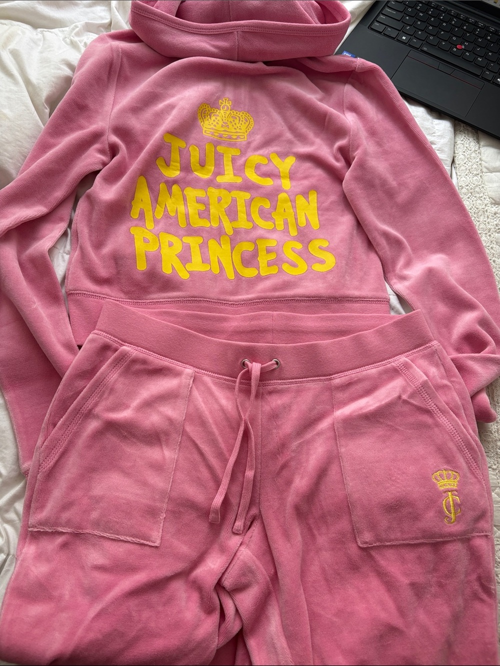 Juicy Couture NWT Juicy American Princess Matching Tracksuit Set
